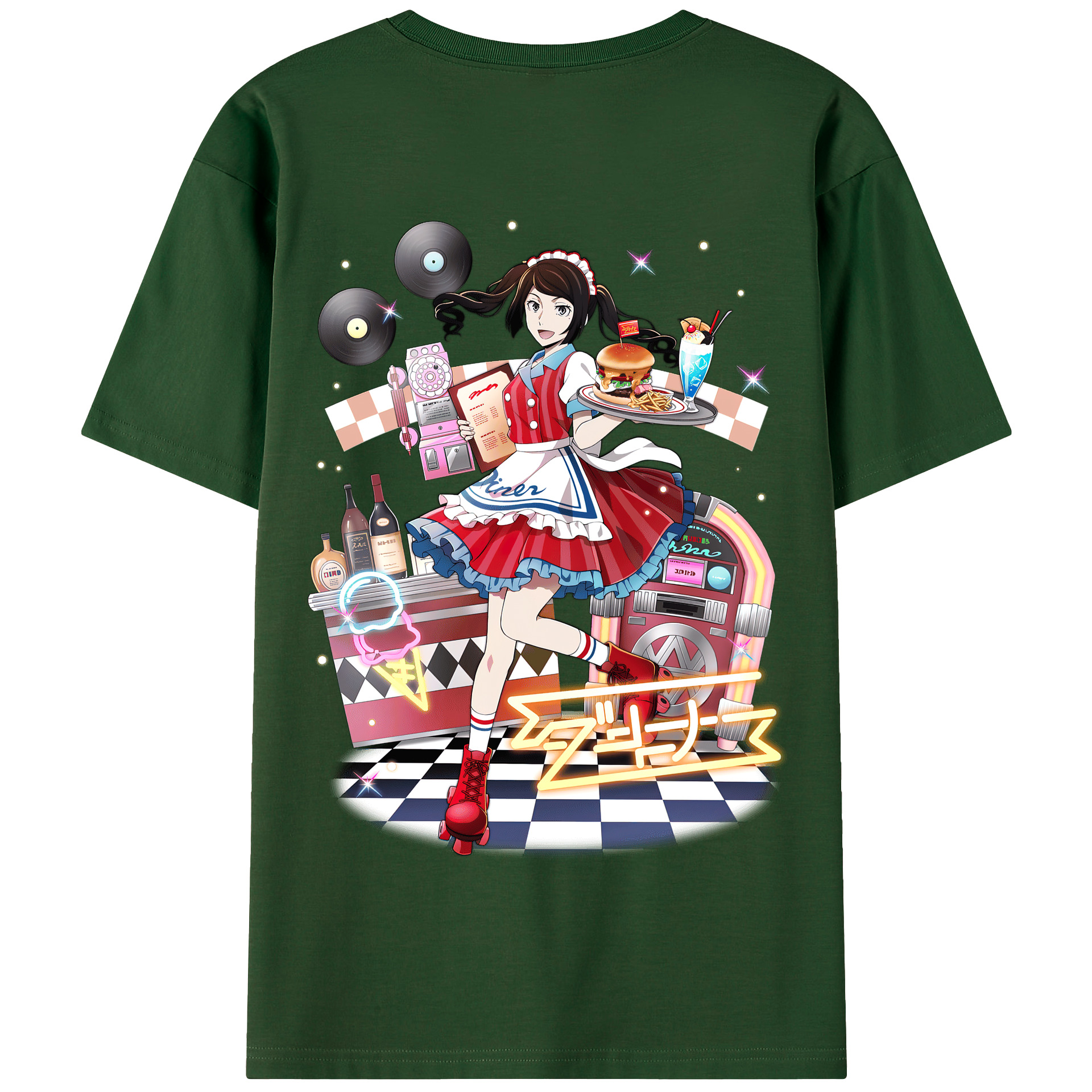 （画像用） 文豪ストレイドッグス Bungo Stray Dogs 綿100％半袖Tシャツ（背面プリント）